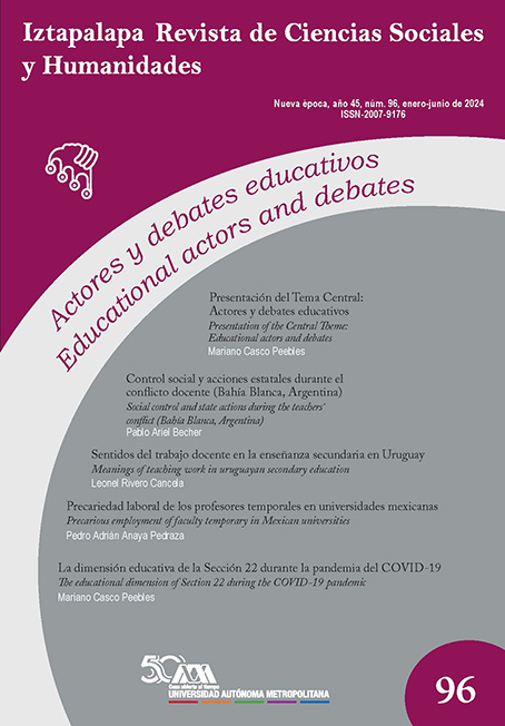 					Ver Núm. 96/1 (2024): Tema central 96: Actores y debates educativos/Actors and educational debates
				